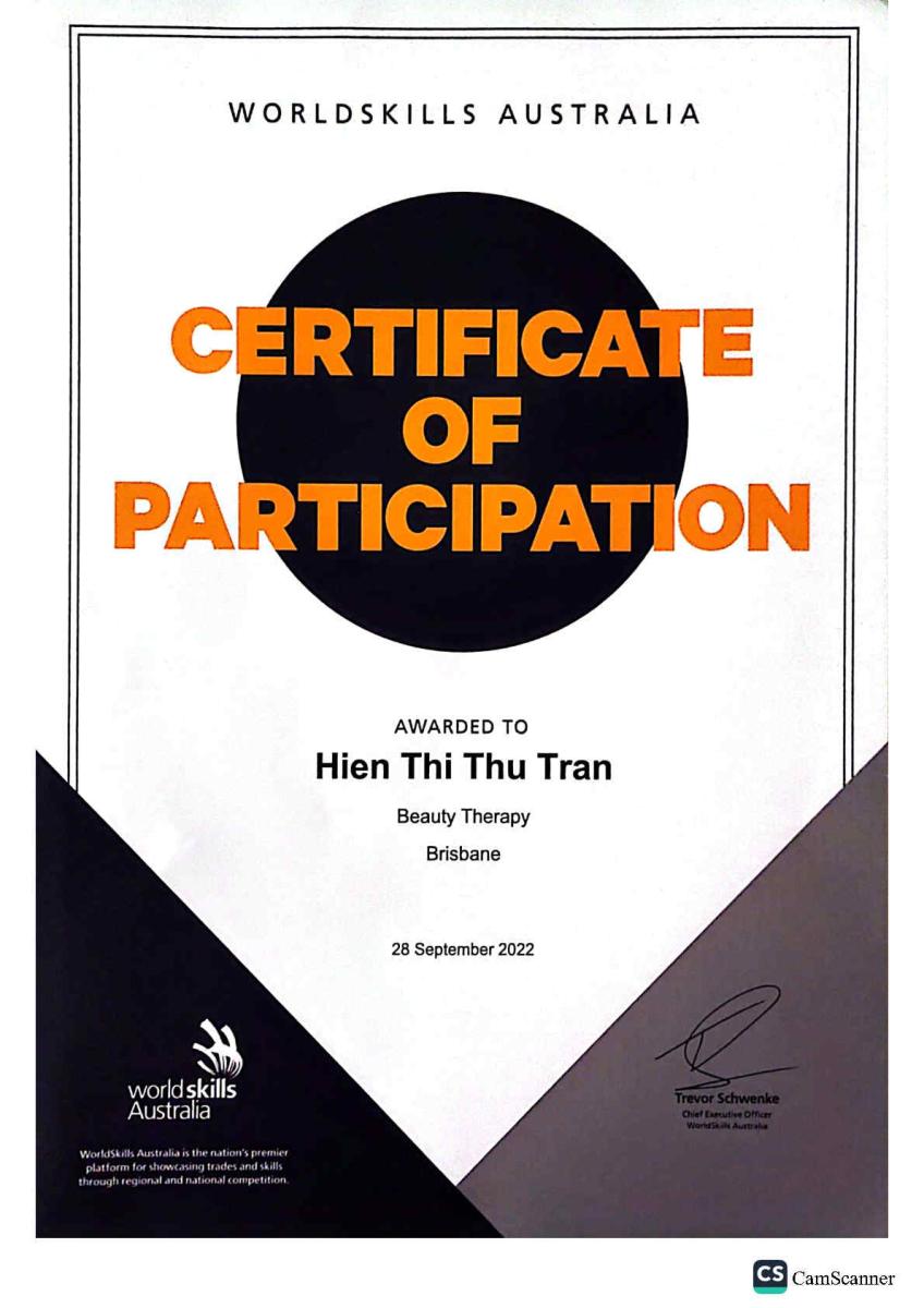 TSM Certification WorldSkillAustralia